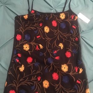 Ann Taylor floral spaghetti strap NWT